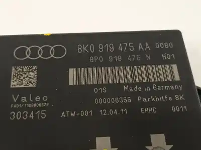 Peça sobressalente para automóvel em segunda mão módulo eletrônico por audi a4 berlina (b8) básico referências oem iam 8k0919475d  