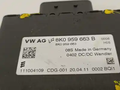 Second-hand car spare part electronic module for audi a4 berlina (b8) básico oem iam references 8k0959663b  