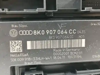 Peça sobressalente para automóvel em segunda mão módulo eletrônico por audi a4 berlina (b8) básico referências oem iam 8k0907064cc  