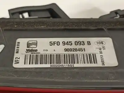 Автозапчастина б/у лівий задній ліхар в дверях для seat leon (5f1) style посилання на oem iam 5f0945093b  
