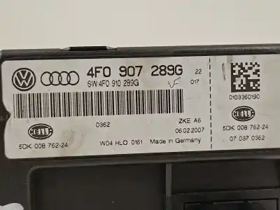 Second-hand car spare part electronic module for audi s6 berlina 4f2 oem iam references 4f0907289g  