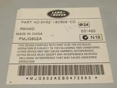 Peça sobressalente para automóvel em segunda mão módulo eletrónico antena por jaguar xf 3.0 v6 diesel luxury referências oem iam 6h5218c808cd  