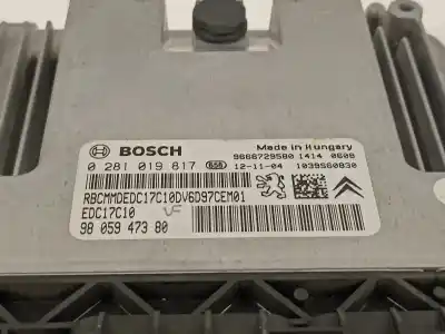 Peça sobressalente para automóvel em segunda mão centralina de motor uce por peugeot 308 access referências oem iam 9805947380  281019817