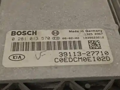 Peça sobressalente para automóvel em segunda mão centralina de motor uce por kia cee´d emotion referências oem iam 3911327710  281013570