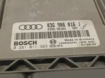 Автозапчастина б/у ебу контролер двигуна для audi a3 (8p) 1.9 tdi ambiente посилання на oem iam 03g906016j  