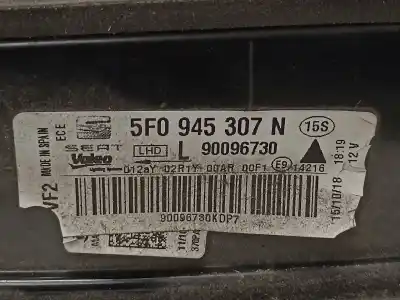 Автозапчастина б/у лівий задній ліхар в дверях для seat leon (5f1) 2.0 cupra посилання на oem iam 5f0945307n  