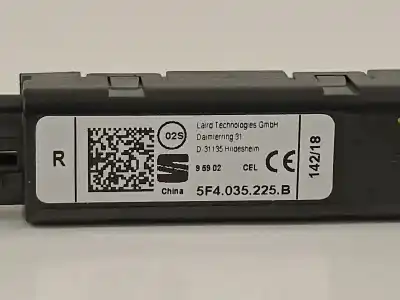 Second-hand car spare part antenna amplifier for seat leon (5f1) 2.0 cupra oem iam references 5f4035225b  