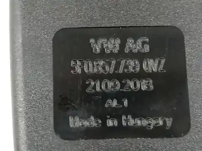 Автозапчастина б/у задній ремін безпеки для seat leon (5f1) 2.0 cupra посилання на oem iam 5f0857739  5f0857739qvz