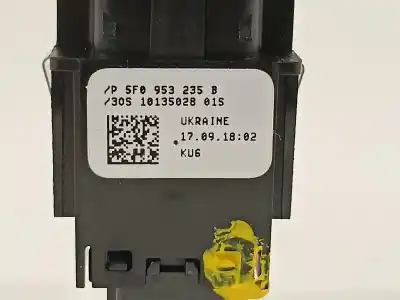 Second-hand car spare part hazard warning lights for seat leon (5f1) 2.0 cupra oem iam references 5f0953235b  