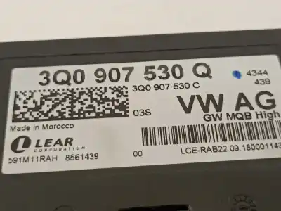Автозапчастина б/у електронний модуль для seat leon (5f1) 2.0 cupra посилання на oem iam 3q0907530q  
