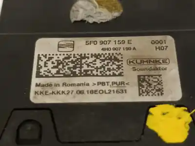Автозапчастина б/у електронний модуль для seat leon (5f1) 2.0 cupra посилання на oem iam 5f0907159e  