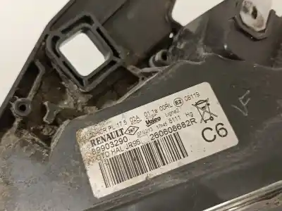 Peça sobressalente para automóvel em segunda mão farol / farolim esquerdo por renault scenic iii authentique referências oem iam 89903290  