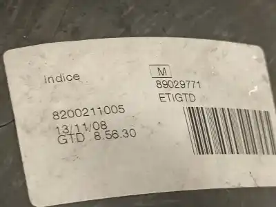 Second-hand car spare part left headlight for dacia logan ambiance oem iam references 8200211005  