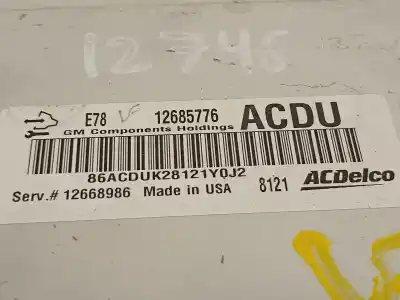Second-hand car spare part ecu engine control for opel mokka x 120 aniversario start/stop oem iam references 12685776  12668986