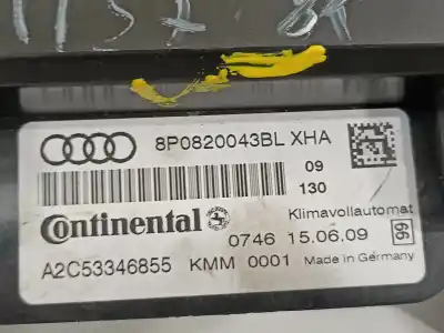 Second-hand car spare part climate control for audi a3 (8p) 1.9 tdi oem iam references 8p0820043bl  