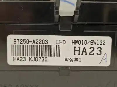 Peça sobressalente para automóvel em segunda mão comando de sofagem (chauffage / ar condicionado) por kia cee´d drive referências oem iam 97250a2203  