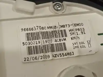 Peça sobressalente para automóvel em segunda mão quadrante por peugeot 206+ básico referências oem iam 9666637080  