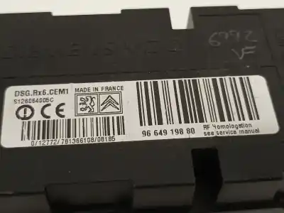 Second-hand car spare part electronic module for citroen c5 berlina premier (e) oem iam references 9664919880  