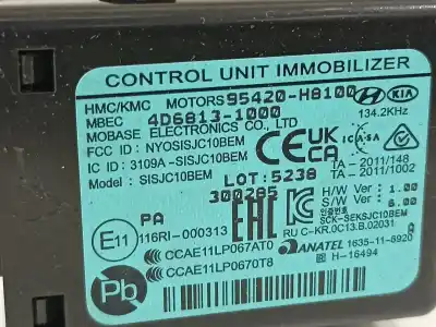 Second-hand car spare part electronic module for kia stonic (ybcuv) platinum edition oem iam references 95420h8100  