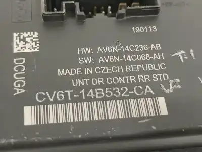 Автозапчастина б/у електронний модуль для ford kuga (cbs) titanium посилання на oem iam cv6t14b532ca  