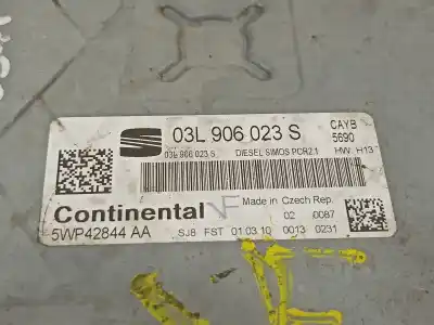 Автозапчастина б/у ебу контролер двигуна для seat ibiza (6j5) reference посилання на oem iam 03l906023s  5wp42844aa