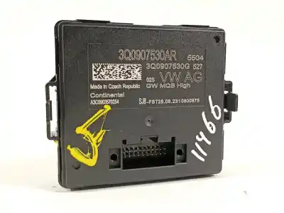 Peça sobressalente para automóvel em segunda mão módulo eletrônico por audi a1 sportback (gba) 25 tfsi s line referências oem iam 3q0907530ar