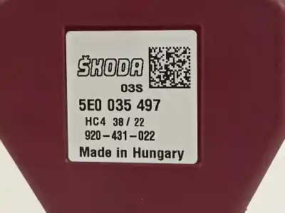Автозапчастина б/у антена для skoda octavia combi (5e5) ambition посилання на oem iam 5e0035497  