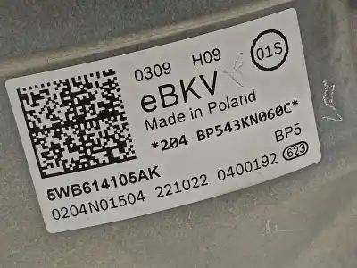 Second-hand car spare part brake servo for skoda octavia combi (5e5) ambition oem iam references 5wb614105ak  