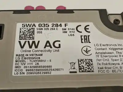 Автозапчастина б/у електронний модуль для skoda octavia combi (5e5) ambition посилання на oem iam 5wa035248f  5wa035248c
