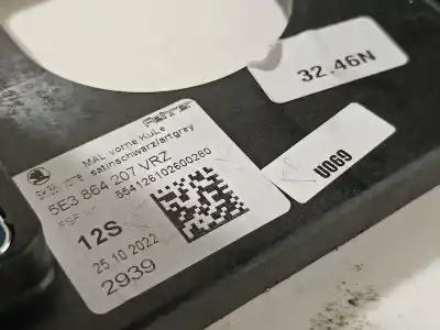 Автозапчасти б/у центральный подлокотник за skoda octavia combi (5e5) ambition ссылки oem iam 5e3864207vrz  
