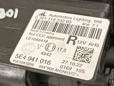 Автозапчастина б/у права фа для skoda octavia combi (5e5) ambition посилання на oem iam 5e4941016  