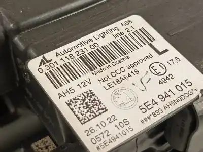 Автозапчастина б/у ліва фара для skoda octavia combi (5e5) ambition посилання на oem iam 5e4941015  