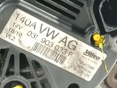 Peça sobressalente para automóvel em segunda mão alternador por seat leon (1p1) reference referências oem iam 03l903023f  