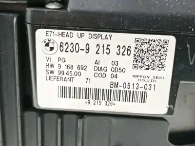 Peça sobressalente para automóvel em segunda mão quadrante por bmw serie x6 (e71) 3.0 3.5d referências oem iam 62309215326  