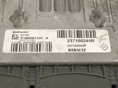 Tweedehands auto-onderdeel ecu motorcontroller voor renault scenic iii dynamique oem iam-referenties 237100345r 237100033r 