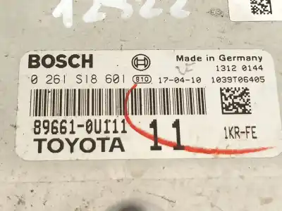 Second-hand car spare part ecu engine control for toyota yaris active oem iam references 896610u111 0261s18601 