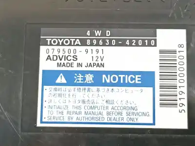 Pezzo di ricambio per auto di seconda mano modulo elettronico per toyota rav 4 (a3) executive riferimenti oem iam 8976042010  