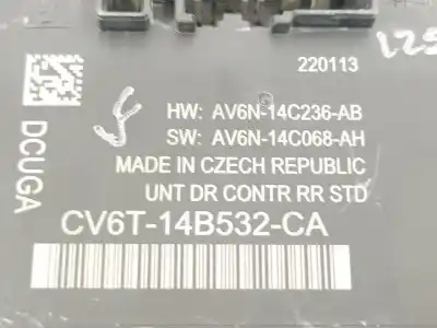 Автозапчастина б/у електронний модуль для ford kuga (cbs) titanium посилання на oem iam cv6t14b532ca  