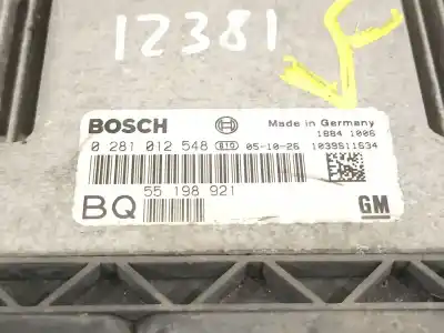 Pezzo di ricambio per auto di seconda mano centralina motore per opel astra gtc cosmo riferimenti oem iam 55198921 0281012548 