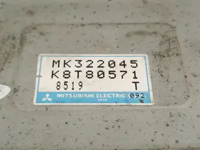 Pezzo di ricambio per auto di seconda mano centralina motore per mitsubishi montero (v20/v40) 2800 td gls riferimenti oem iam mk322045 k8t80571 