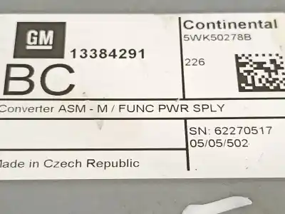 Peça sobressalente para automóvel em segunda mão módulo eletrônico por opel corsa d color edition referências oem iam 13384291  