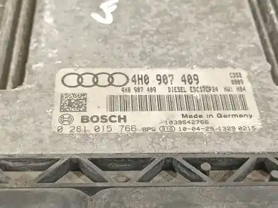 Second-hand car spare part ecu engine control for audi a8 (4h) 4.2 tdi quattro largo oem iam references 4h0907409  
