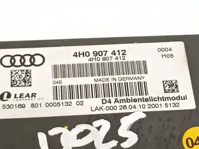 Pezzo di ricambio per auto di seconda mano modulo elettronico per audi a8 (4h) 4.2 tdi quattro largo riferimenti oem iam 4h0907412  