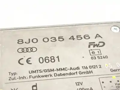 Автозапчастина б/у антенний підсилювач для audi a8 (4h) 4.2 tdi quattro largo посилання на oem iam 8j0035456a  