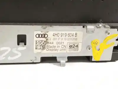 Автозапчастина б/у багатофункційний дисплей для audi a8 (4h) 4.2 tdi quattro largo посилання на oem iam 4h0919604b  