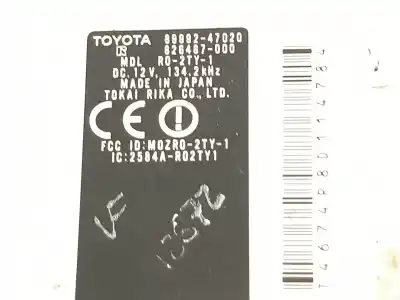 Peça sobressalente para automóvel em segunda mão módulo eletrônico por toyota prius (nhw20) sol referências oem iam 8999247020  