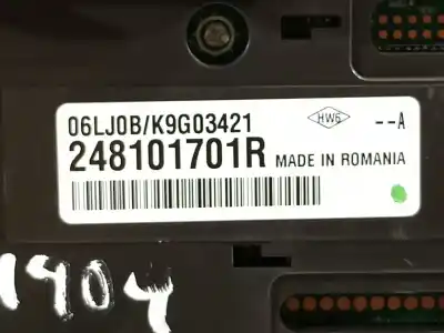 Автозапчастина б/у панель інструментів для renault clio v intens посилання на oem iam 248101701r  