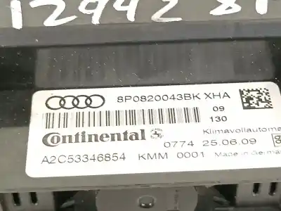 Автозапчасти б/у климат-контроль за audi a3 (8p) 1.9 tdi ссылки oem iam 8p0820043bk  