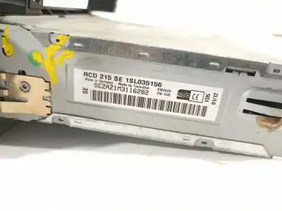 Peça sobressalente para automóvel em segunda mão sistema de áudio / rádio cd por seat mii (kf1) reference referências oem iam 1sl035156  
