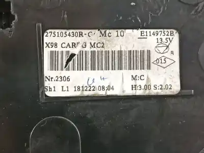 Second-hand car spare part climate control for renault captur limited oem iam references 275105430r  